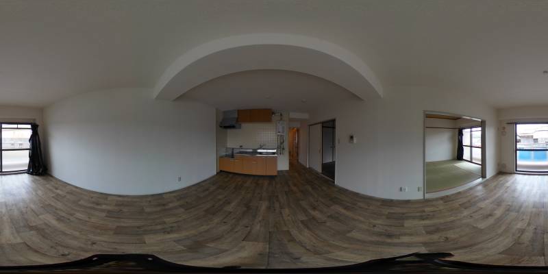 パノラマ画像リビング