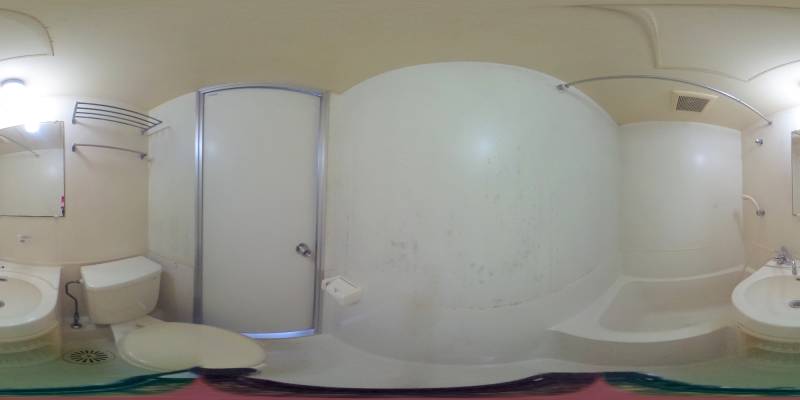 パノラマ画像バスルーム