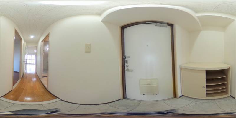 パノラマ画像玄関