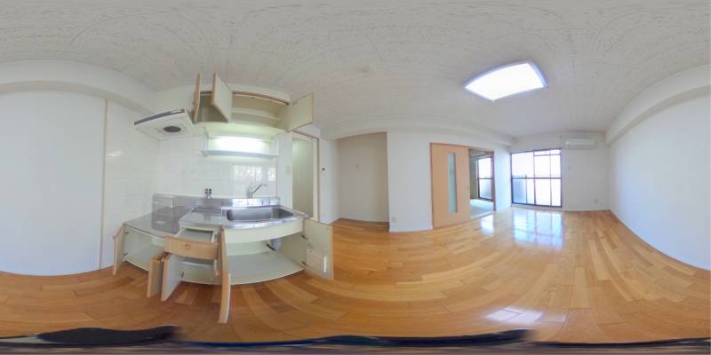 パノラマ画像キッチン