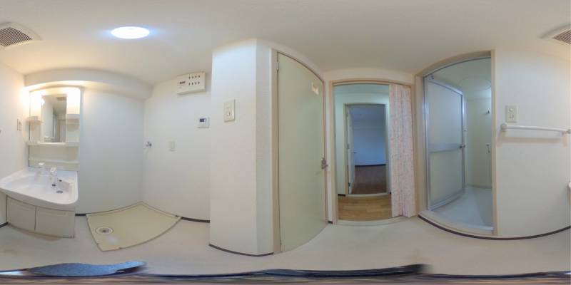 パノラマ画像洗面所