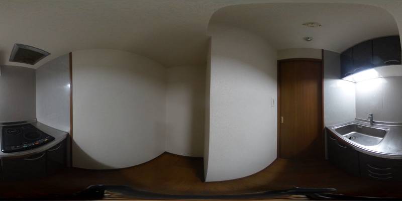 パノラマ画像キッチン