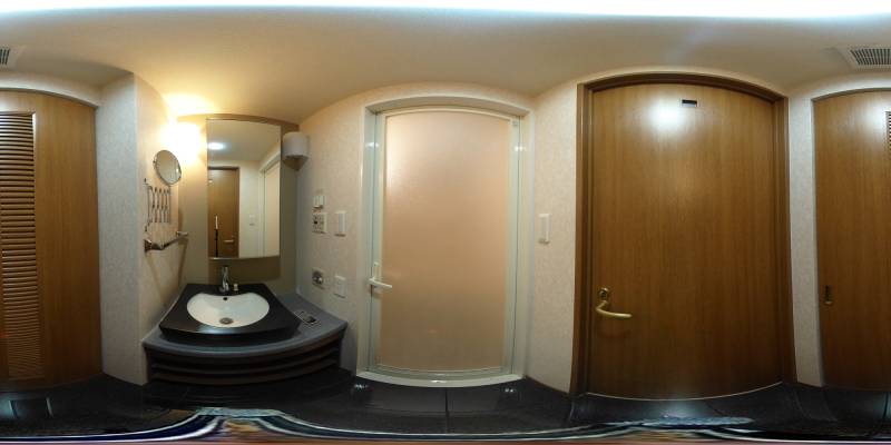 パノラマ画像洗面所