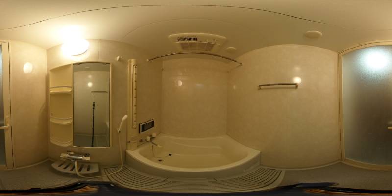 パノラマ画像バスルーム