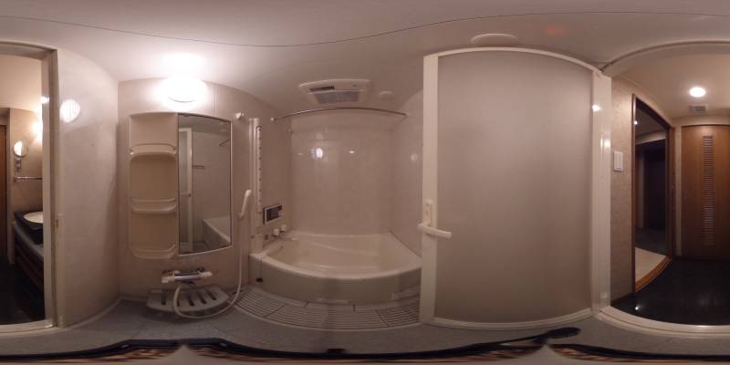 パノラマ画像バスルーム