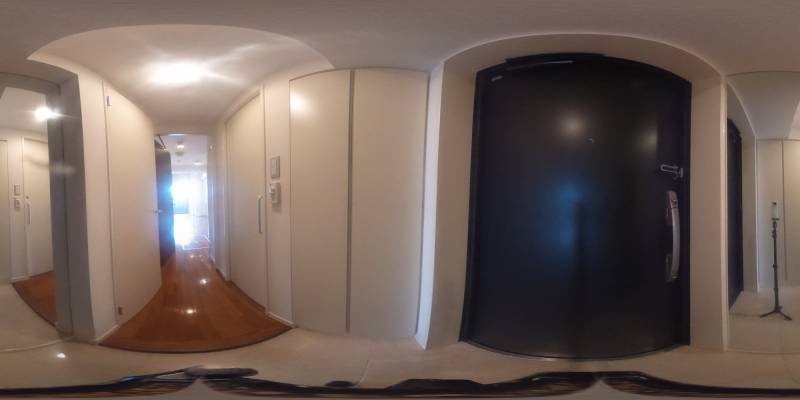 パノラマ画像玄関