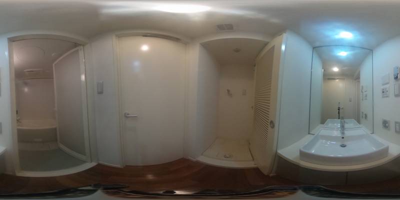 パノラマ画像洗面所