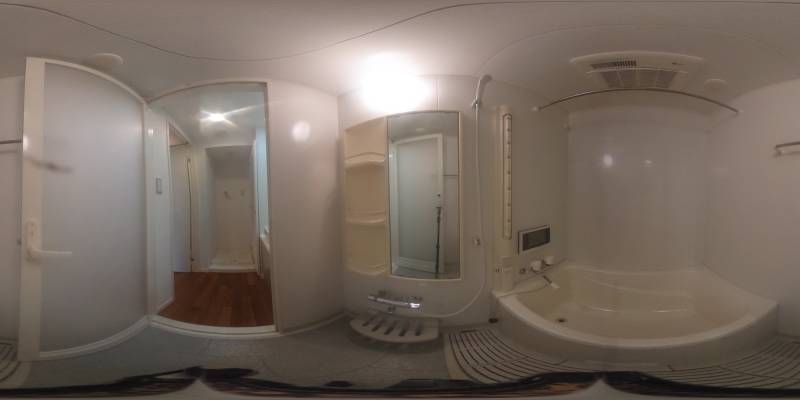 パノラマ画像バスルーム