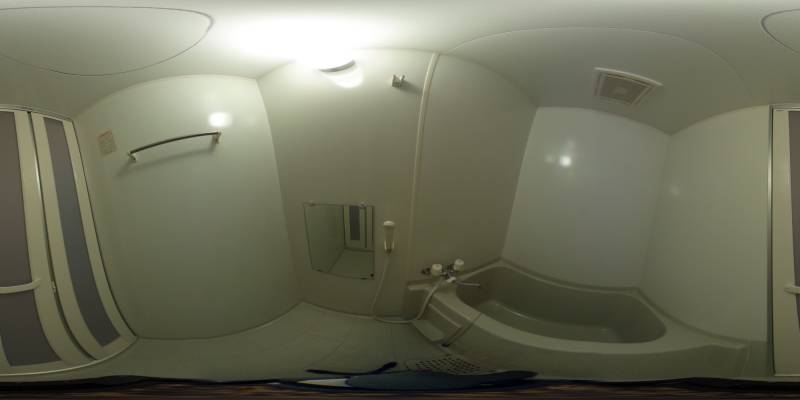 パノラマ画像バスルーム