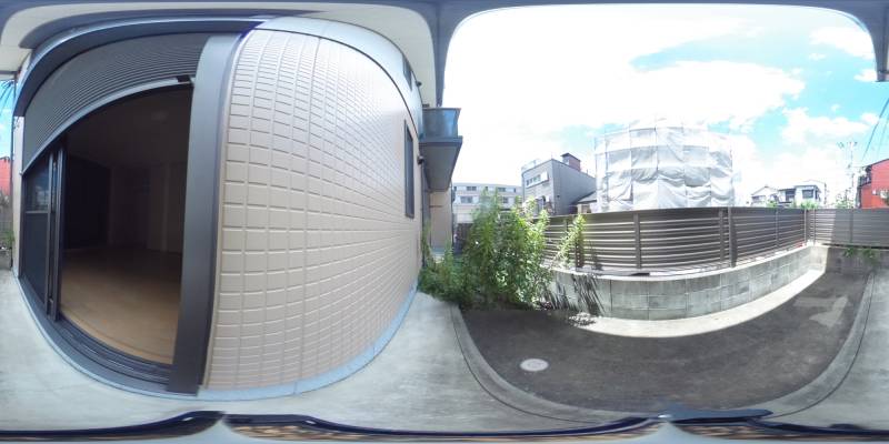 パノラマ画像バルコニー