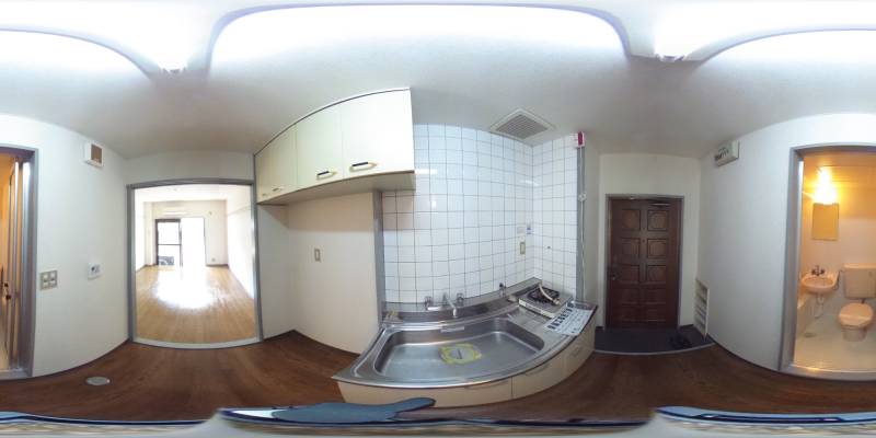 パノラマ画像キッチン