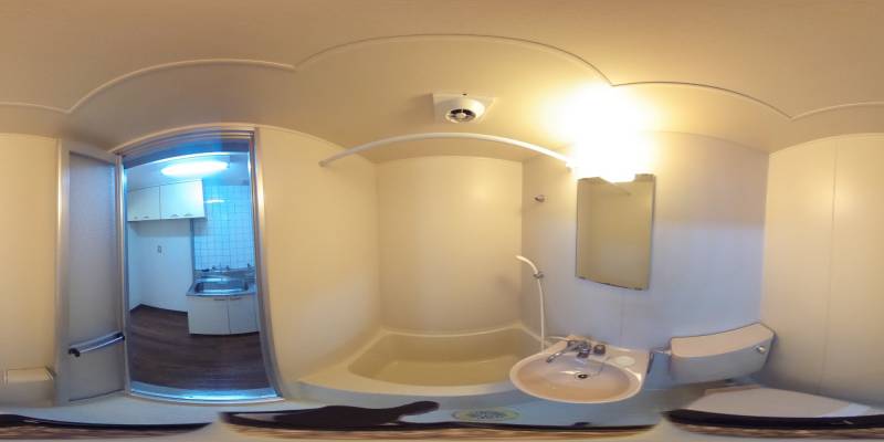 パノラマ画像バスルーム