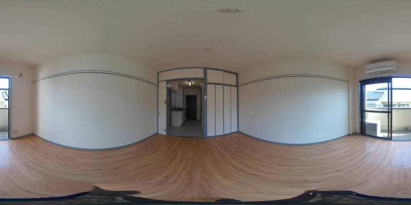 パノラマ画像洋室