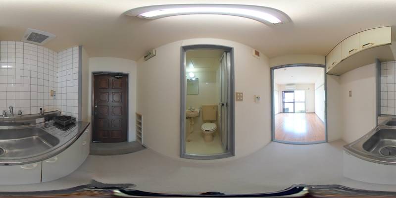 パノラマ画像キッチン