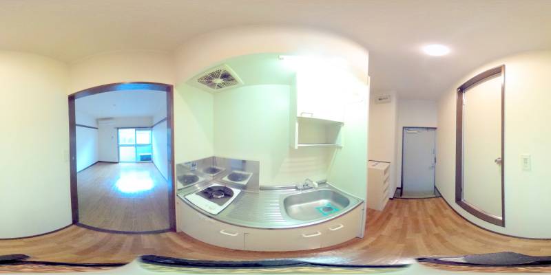 パノラマ画像キッチン