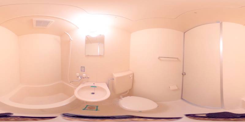 パノラマ画像バスルーム