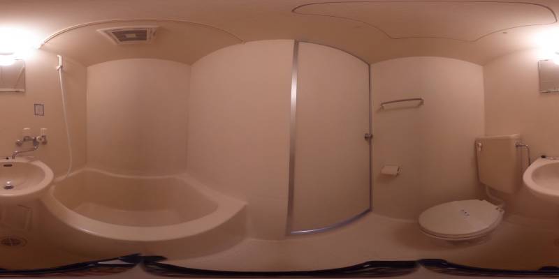 パノラマ画像バスルーム