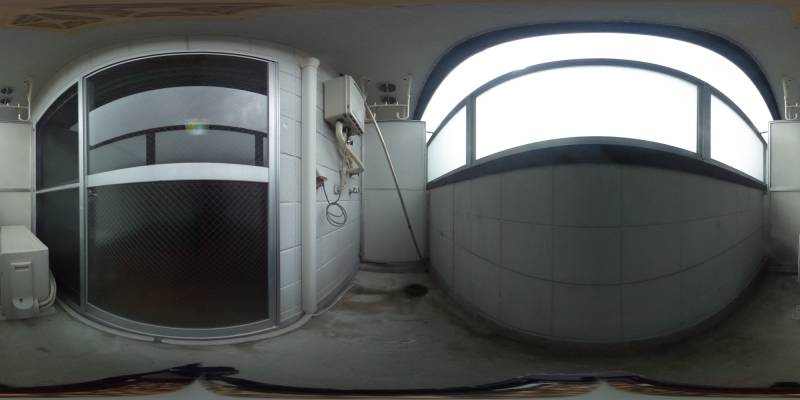 パノラマ画像バルコニー