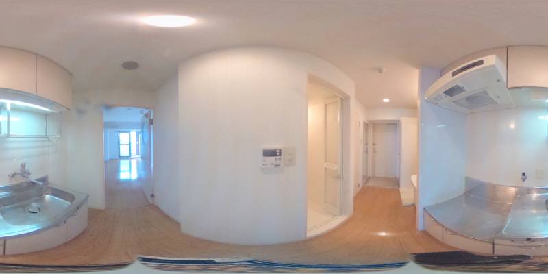 パノラマ画像キッチン