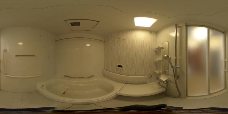 パノラマ画像バスルーム