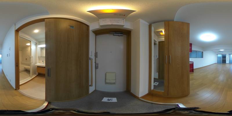 パノラマ画像玄関