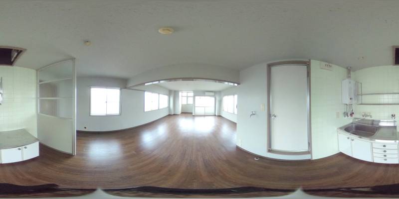 パノラマ画像キッチン