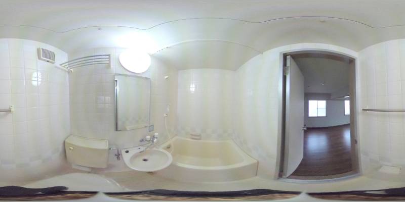 パノラマ画像バスルーム