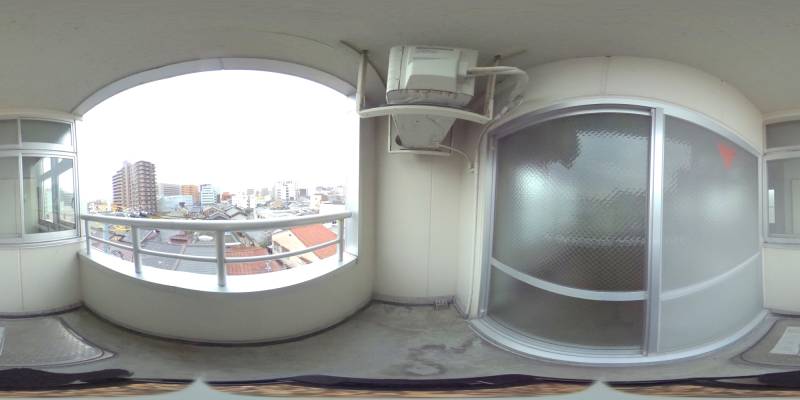 パノラマ画像バルコニー