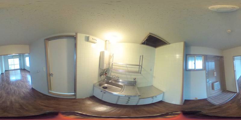 パノラマ画像キッチン