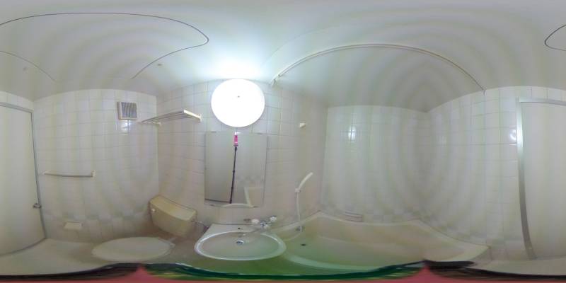 パノラマ画像バスルーム