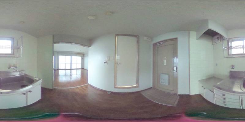 パノラマ画像キッチン