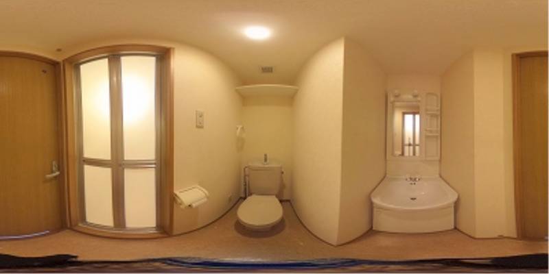 パノラマ画像洗面所