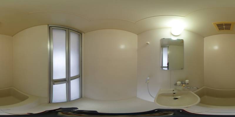 パノラマ画像バスルーム