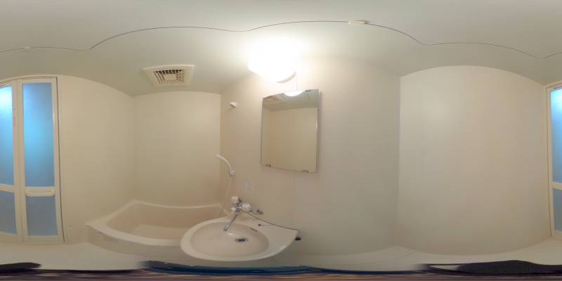 パノラマ画像バスルーム