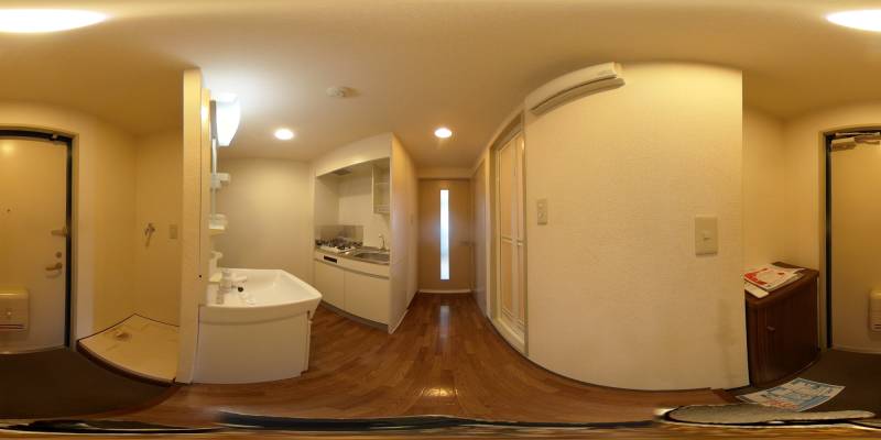 パノラマ画像玄関