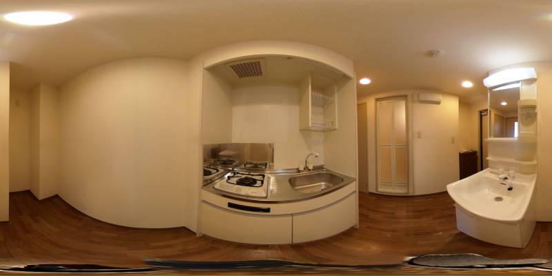 パノラマ画像キッチン