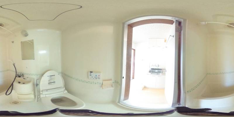 パノラマ画像バスルーム
