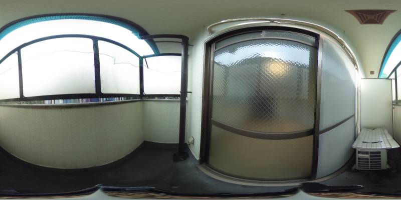 パノラマ画像バルコニー