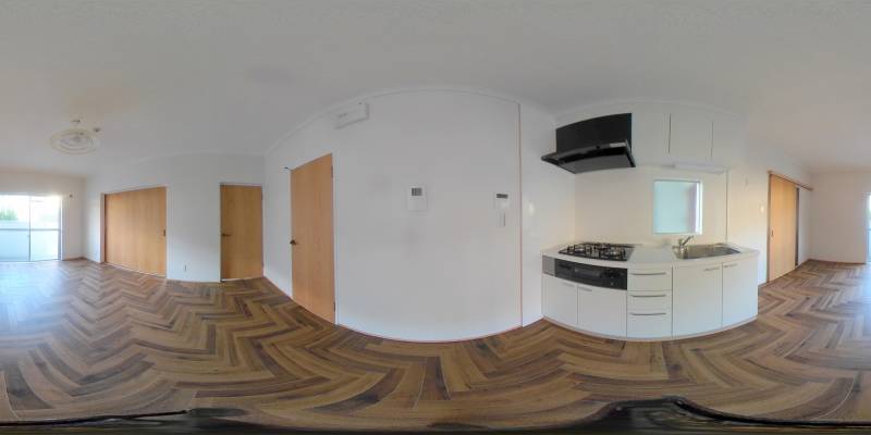 パノラマ画像キッチン