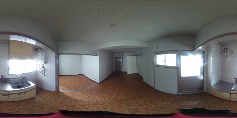 パノラマ画像キッチン