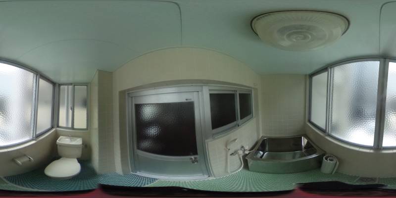 パノラマ画像バスルーム