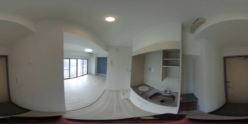 パノラマ画像キッチン