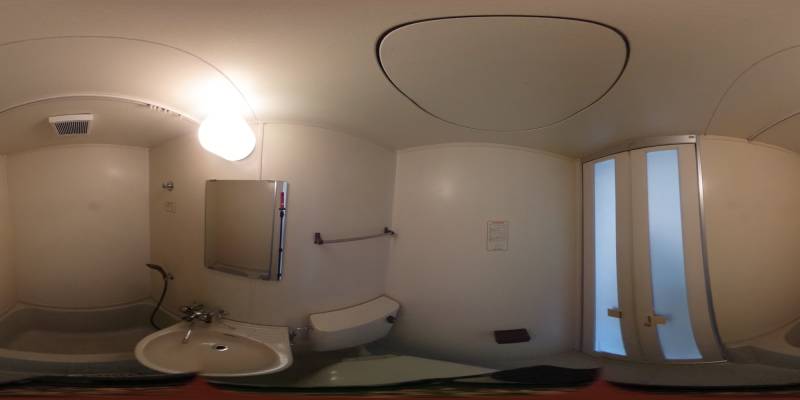 パノラマ画像バスルーム