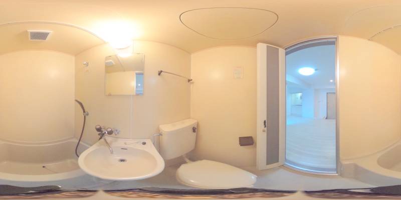 パノラマ画像バスルーム