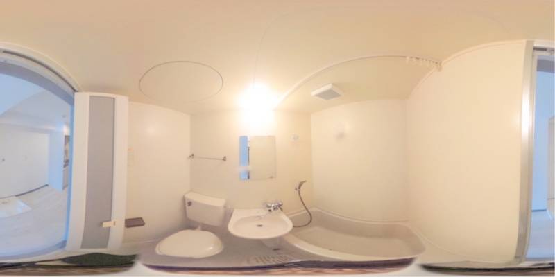 パノラマ画像バスルーム