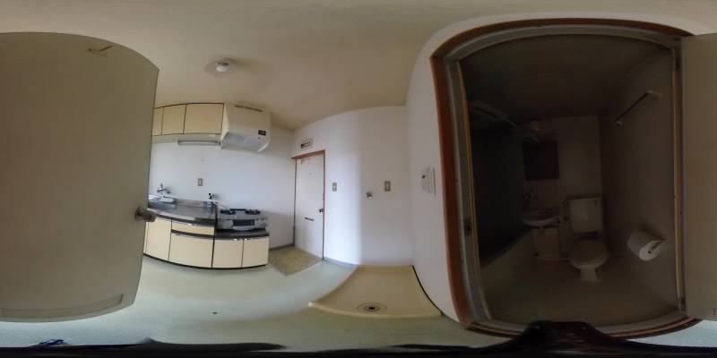 パノラマ画像バスルーム