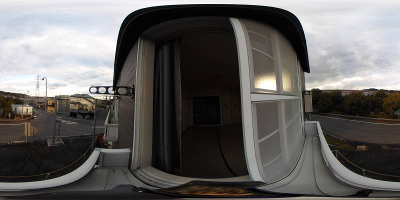 パノラマ画像バルコニー