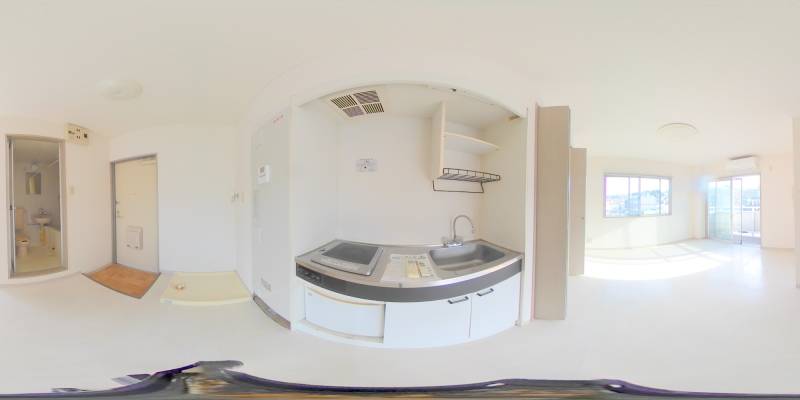 パノラマ画像キッチン