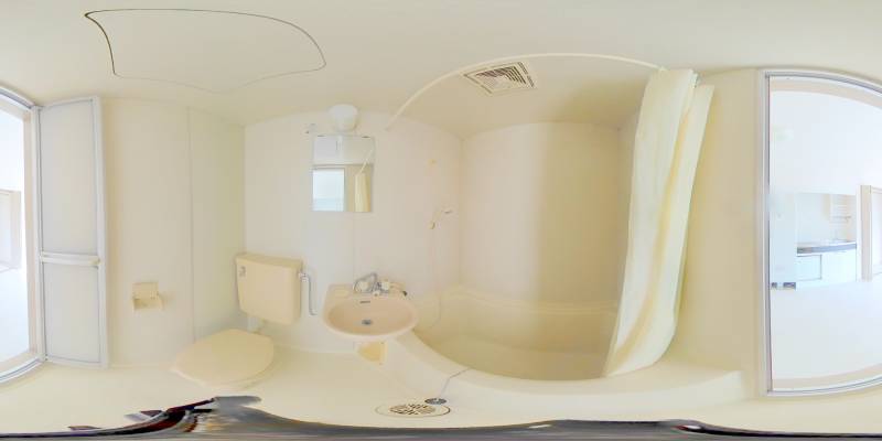パノラマ画像バスルーム