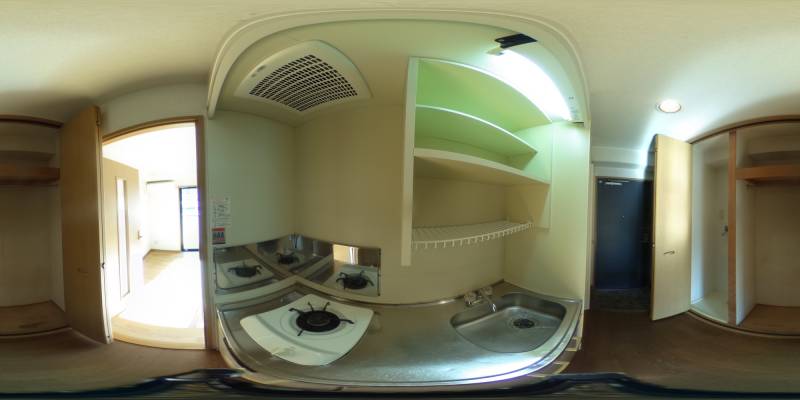 パノラマ画像キッチン